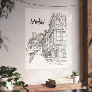 Istanbul Üsküdar Ottoman Residence Fine Art Poster