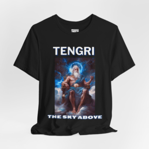 Tengri Turkic Mongolian Sky God Unisex Jersey Short Sleeve Tee