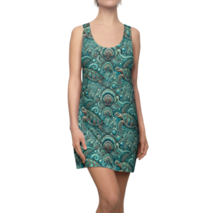 Sea Turtle’s Dream Women’s Cut & Sew Racerback Dress