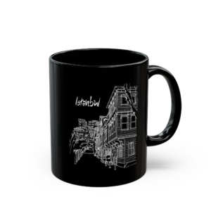 Istanbul Black Coffee Mug – 11 oz or 15 oz size