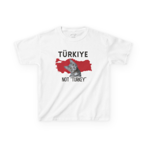 Turkiye Not Turkey Cat – Kids Heavy Cotton Tee