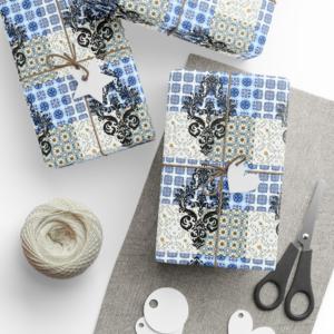 Turkish Anatolian Folk Art Holiday Wrapping Paper
