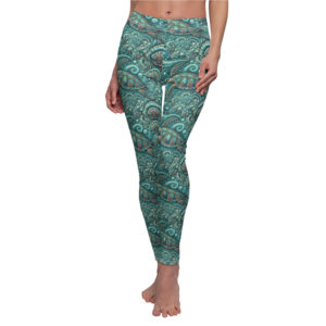 Sea Turtle’s Dream Women’s Cut & Sew Casual Leggings